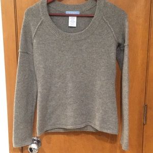 Gray cashmere sweater